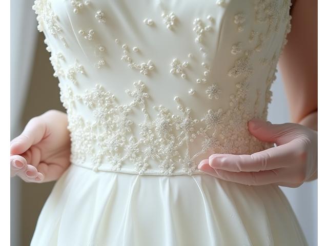 Wedding dress cleaning and preservation services